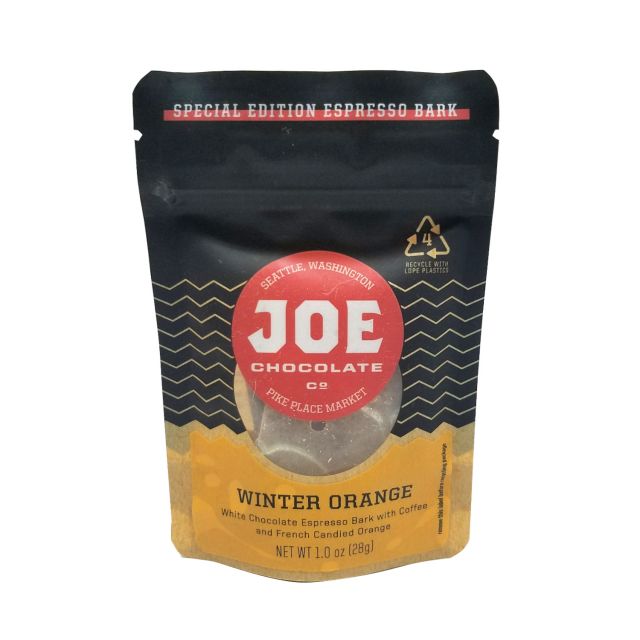 Joe's Winter Orange Chocolate + Coffee Bark - 1 oz