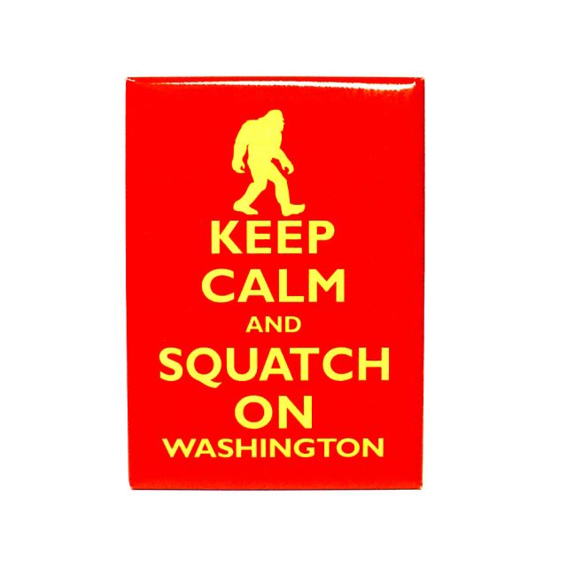 Keep Calm and Squatch On Magnet