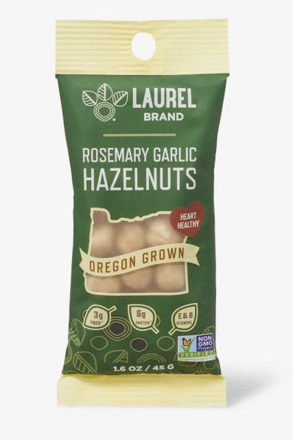 Laurel - Rosemary Garlic Hazelnuts Snack Pack - 1.6oz