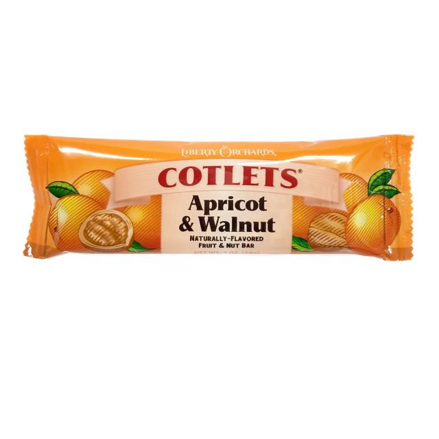 Liberty Orchards - 1oz Apricot & Walnut Cotlet Bar