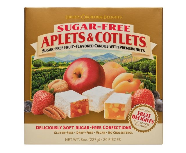 Liberty Orchards - Sugar-Free Aplets & Cotlets plus Fruit Delights - 8oz