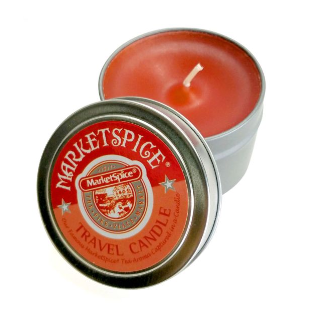 MarketSpice Travel Tin Candle - Cinnamon-Orange Scent
