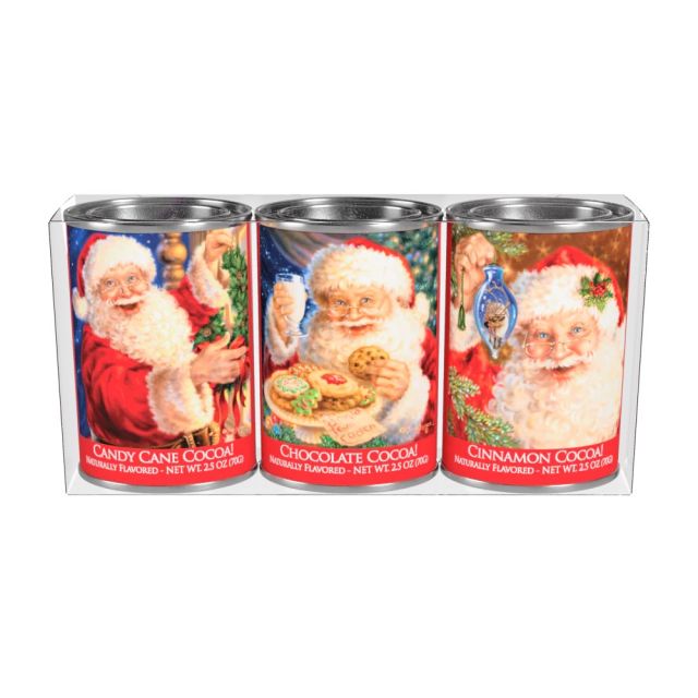 McSteven's Santa Cocoa Gift Set - Three 2.5oz Tins