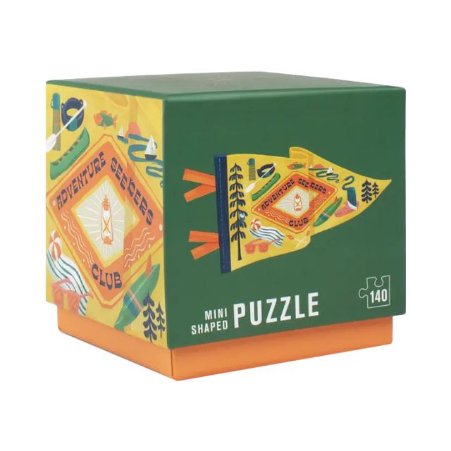 Mini Puzzle - Adventure Seekers Club - 140pc Pennant Jigsaw