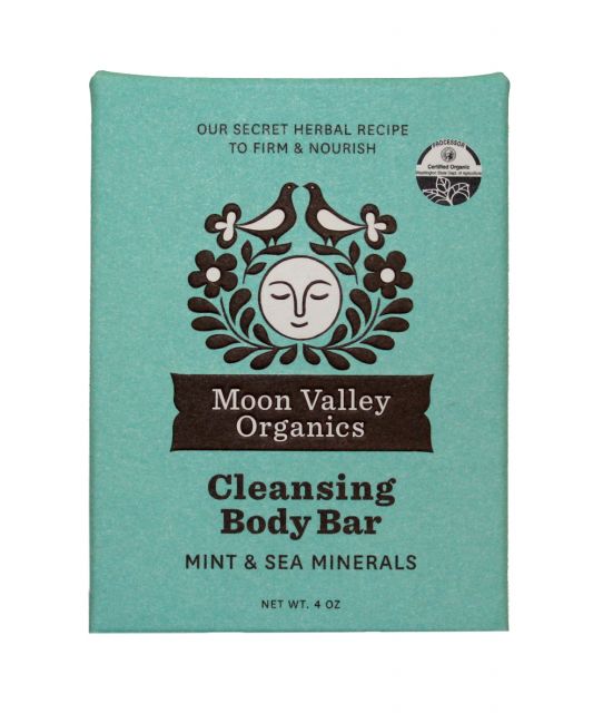 Mint & Sea Minerals Bar Soap - Moon Valley Organics - 4oz