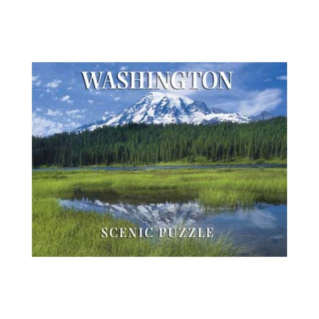 Mount Rainier Scenic Puzzle - Photo by Larry Burton - 300 pieces