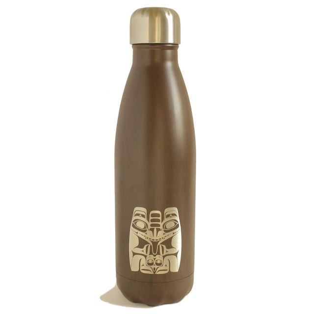 Native American Insulated Water Bottle - Bear (16 oz)