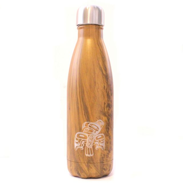 Native American Insulated Water Bottle - Dancing Eagle (16 oz)