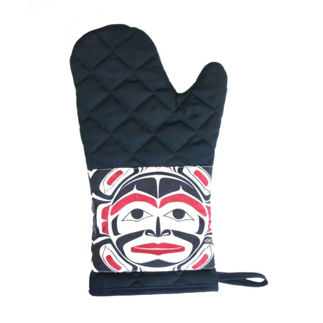 Native American Moon Design Oven Mitt