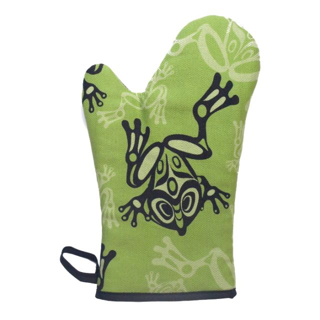 North Coast Indian Frog Design Oven Mitt 