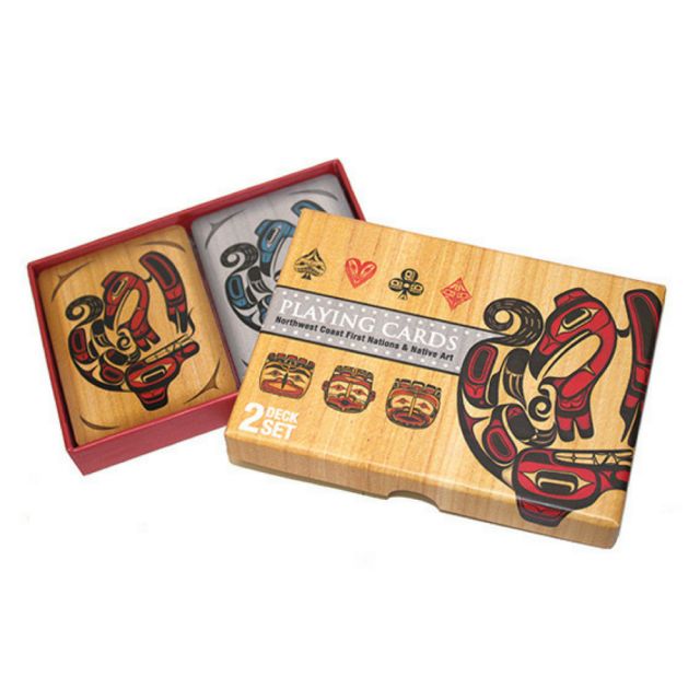 Northwest Coast First Nations and Native Art - Playing Cards - 2 Deck Set