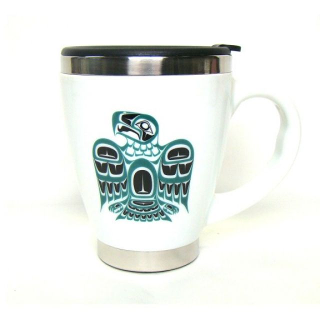 Northwest Coast Indian Travel Mug - Eagle Mug - 5.5