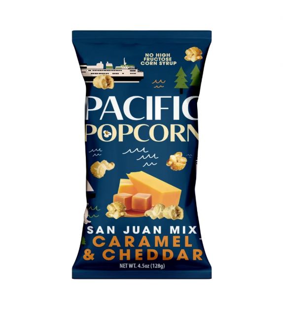 Pacific Popcorn - San Juan Mix Caramel & Cheddar Popcorn - 4.5 oz bag