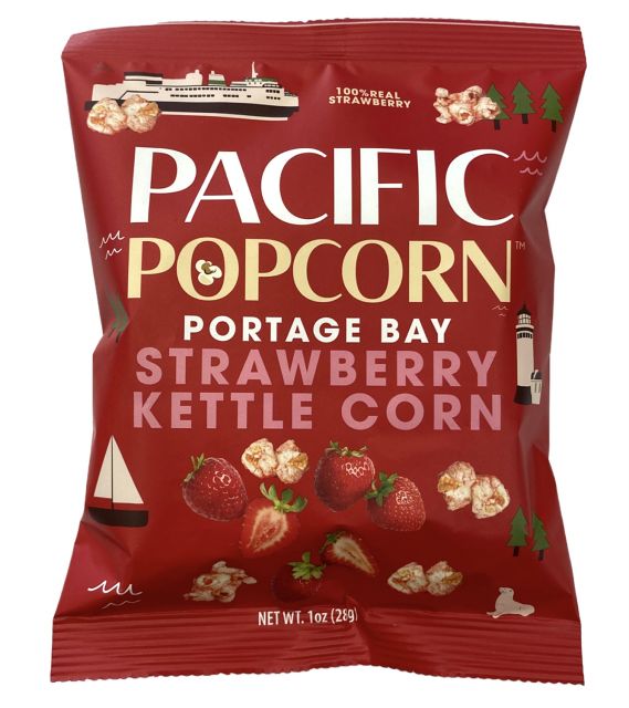 Pacific Popcorn - Strawberry Kettle Corn - 1oz