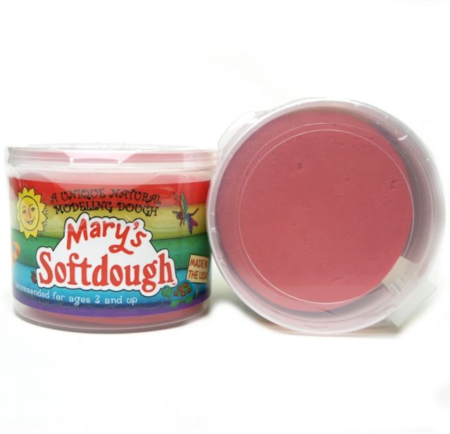 Playdough - Mary's Softdough - Red - 5 oz