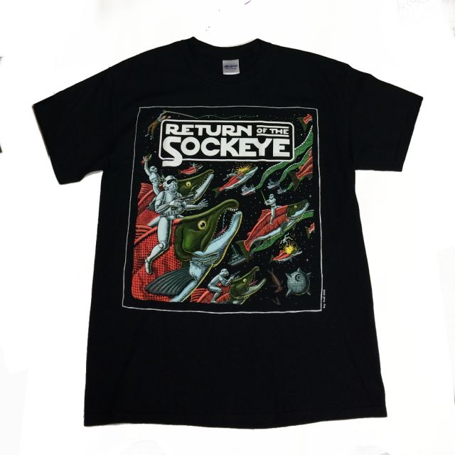 Return of the Sockeye T-Shirt - By Ray Troll