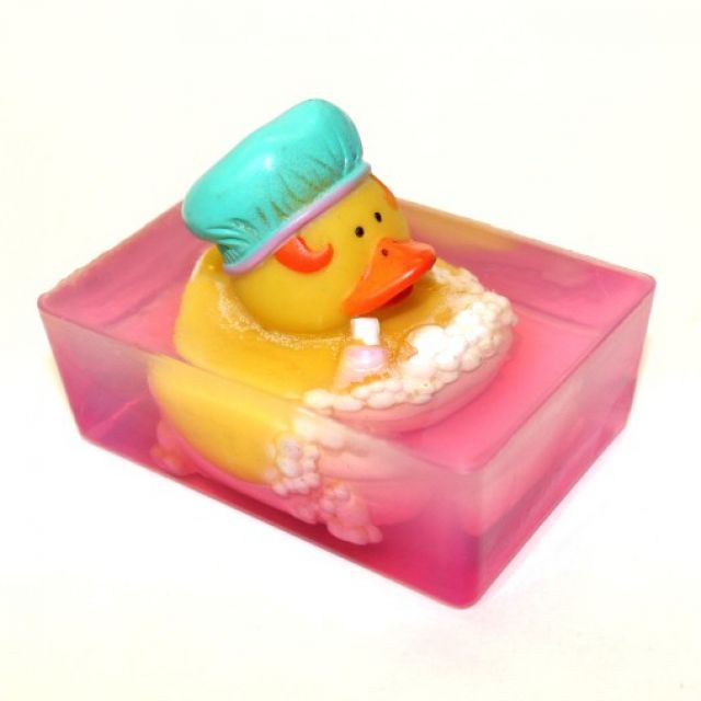 Rub A Dub Duckie Soap - Duckie with Shower Cap - 3.5oz