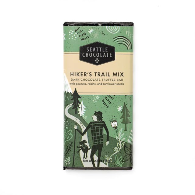 Seattle Chocolates - Hiker's Trail Mix Truffle Bar - 2.5 oz