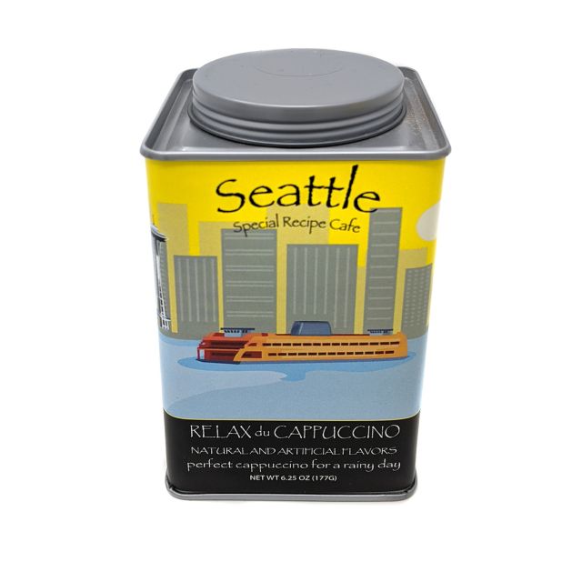 Seattle Relax du Cappuccino - Perfect Cappuccino for a Rainy Day Mix - 6.25oz