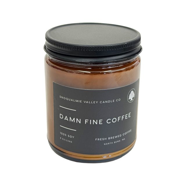 Snoqualmie Valley Candle Co - Damn Fine Coffee - 8oz Jar