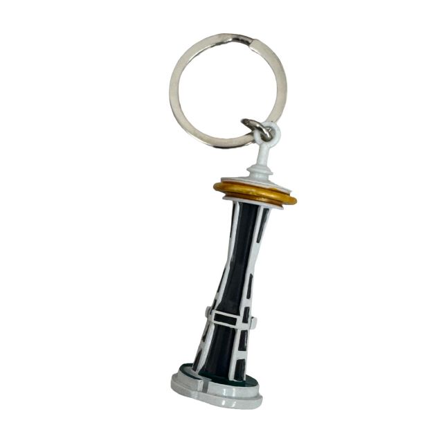 Space Needle - 3D Space Needle Statue Keychain