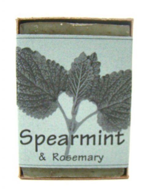 Spearmint and Rosemary Soap- Rainwater Soap - 3.5 oz
