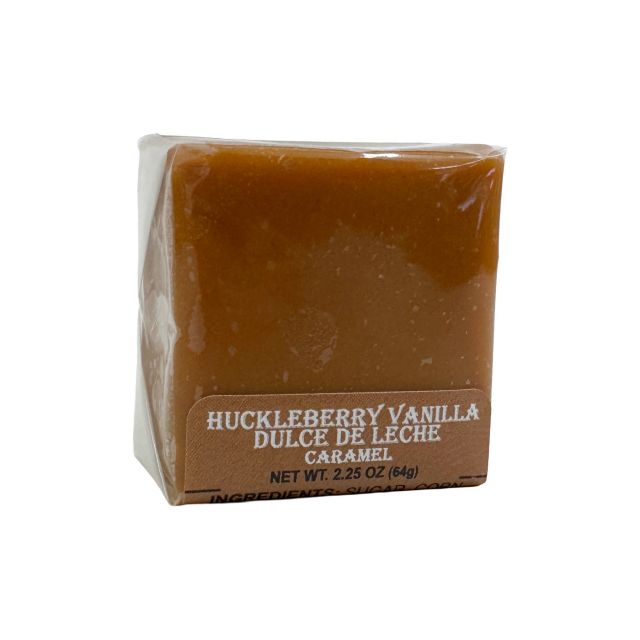 Spokandy - Huckleberry Vanilla Dulce De Leche Caramel Cube- 2.25oz