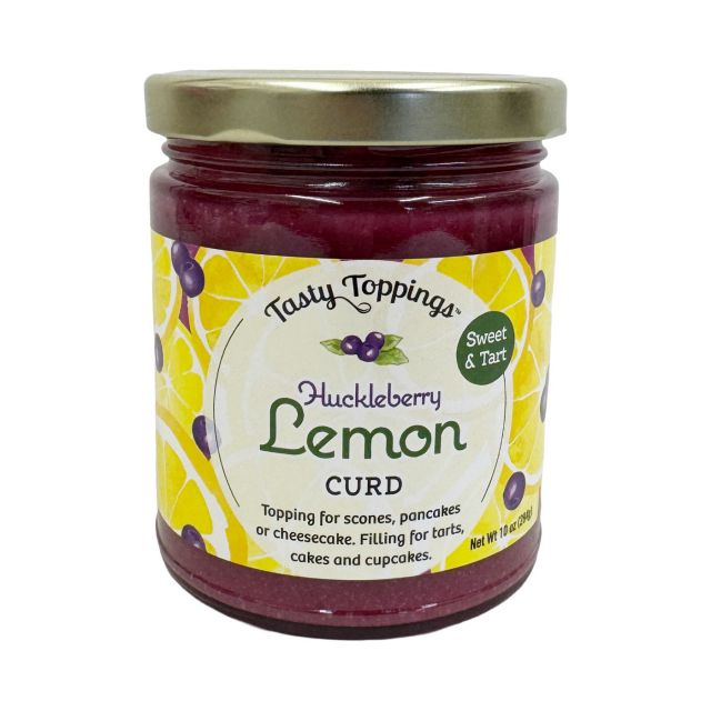 Tasty Toppings - Huckleberry Lemon Curd Spread - 10oz