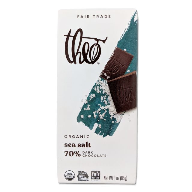 Theo Chocolate - Sea Salt Dark Chocolate Bar - 3oz