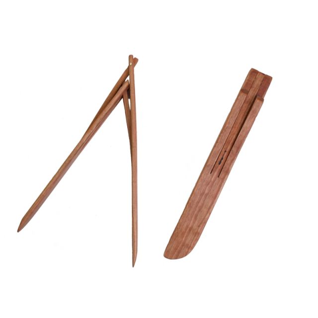 Wooden Salad Tongs - Cherry